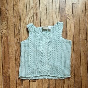Liz Claiborne Mint Green Knit Tank Top